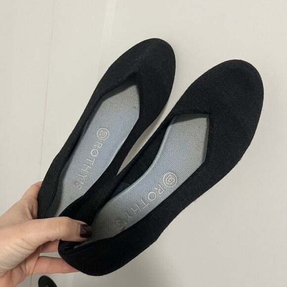 Rothy's Dark Gray The Flats Size 9 - Picture 2 of 4